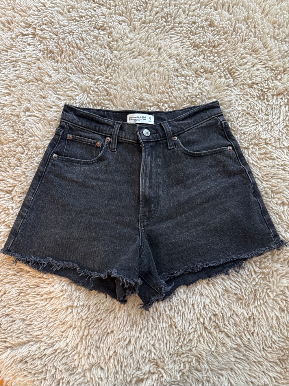 Abercrombie High Rise Dad Short- size 26/2 Curve Love